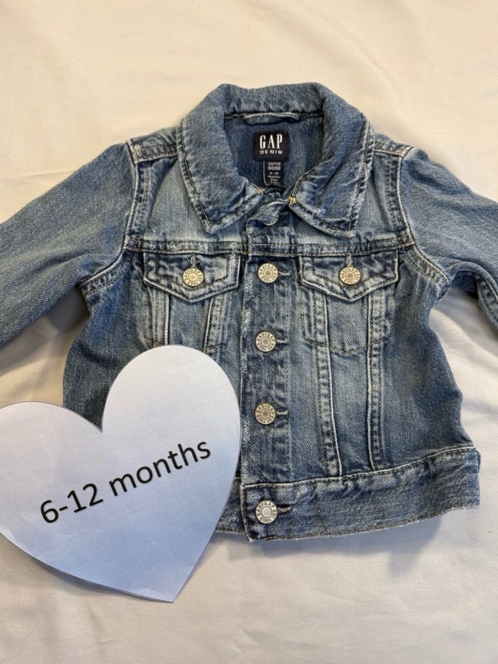 GAP Light Blue Denim Jacket for Infant